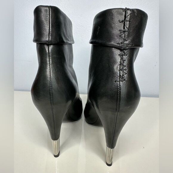 Chanel Bottines Ankle boots Lambskin Leather Heeled size 38 **see pictures** - Picture 3 of 11